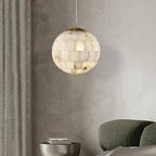Alabaster Ball Pendant Light – product view 3