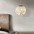 Alabaster Ball Pendant Light – product view 4