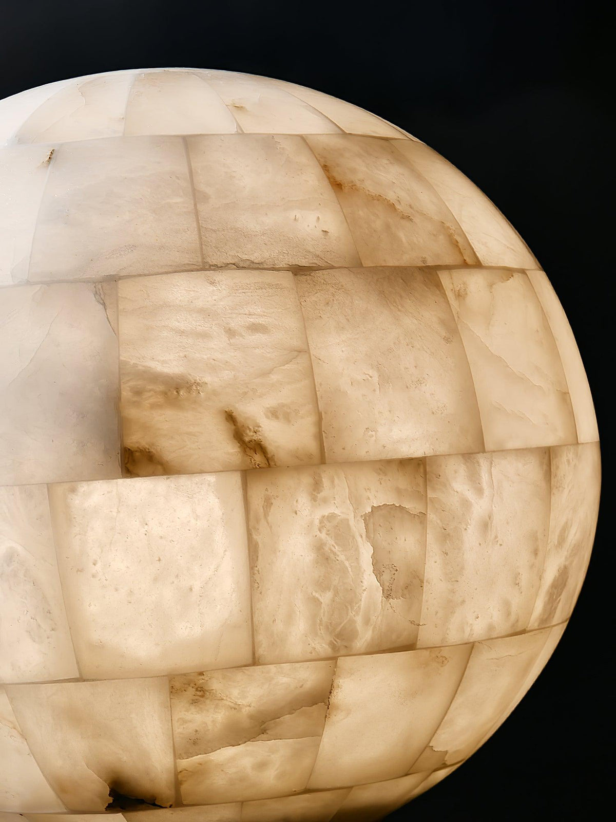 Alabaster Ball Pendant Light – product view 5