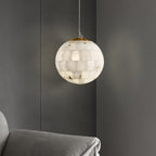 Alabaster Ball Pendant Light – product view 10