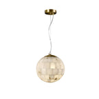 Alabaster Ball Pendant Light – product view 12