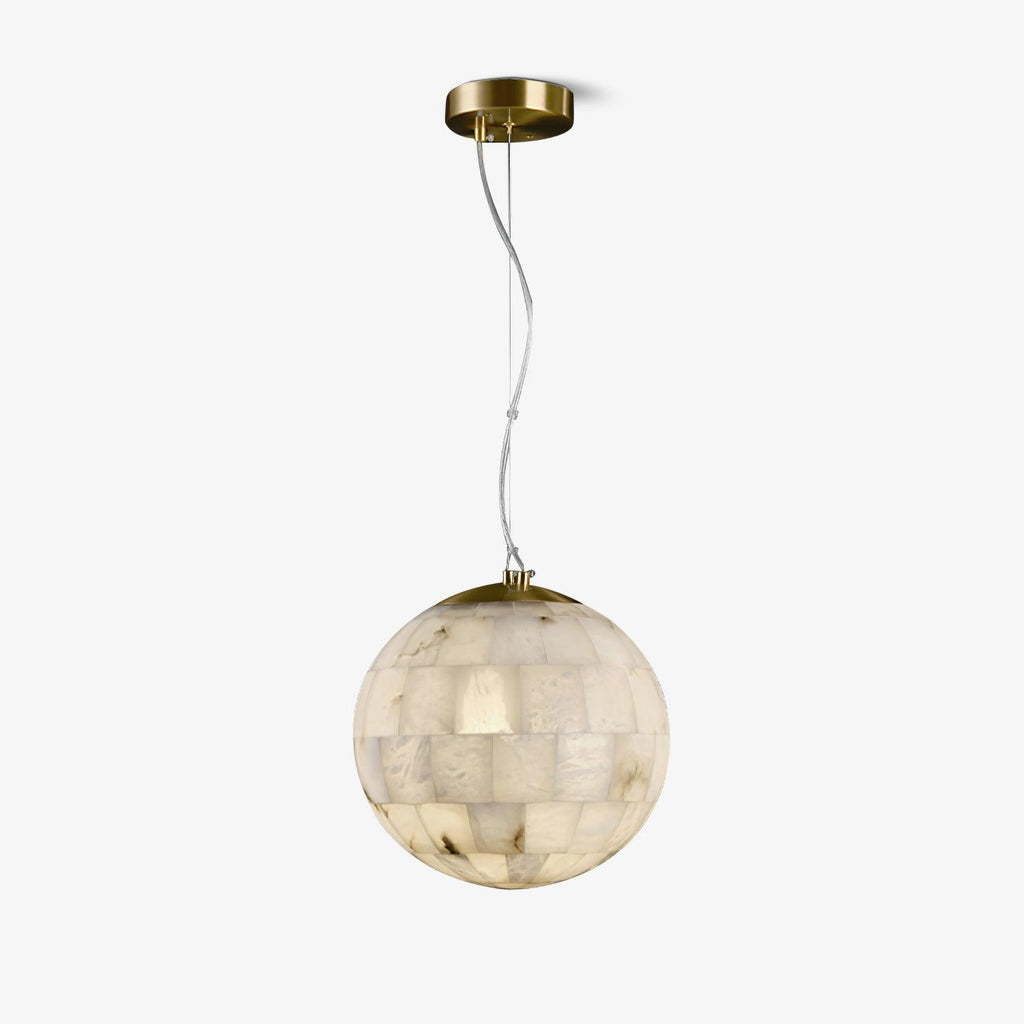 Alabaster Ball Pendant Light – product view 14