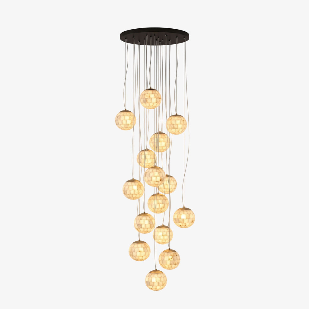 Alabaster Ball Pendant Light – product view 16