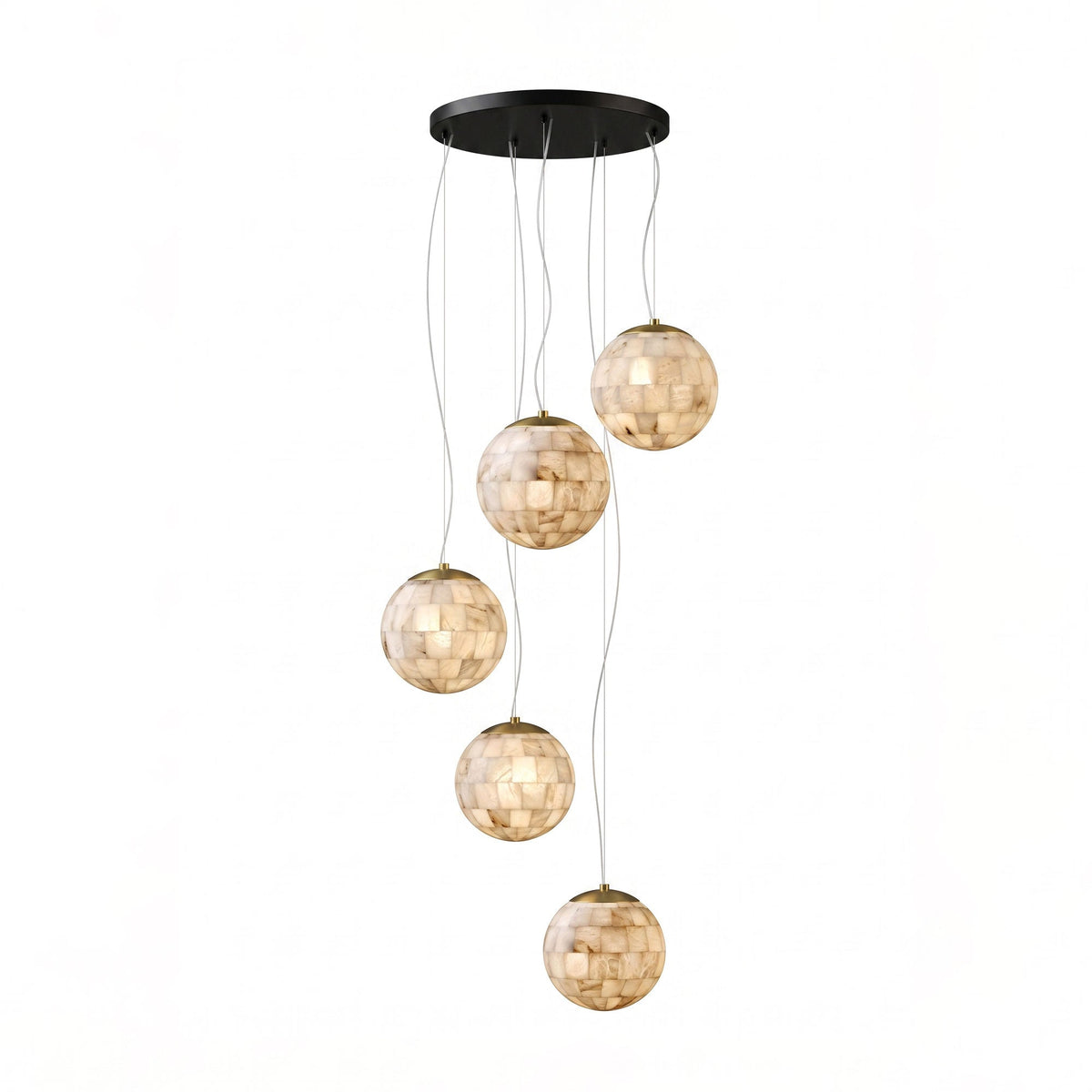 Alabaster Ball Pendant Light – product view 18