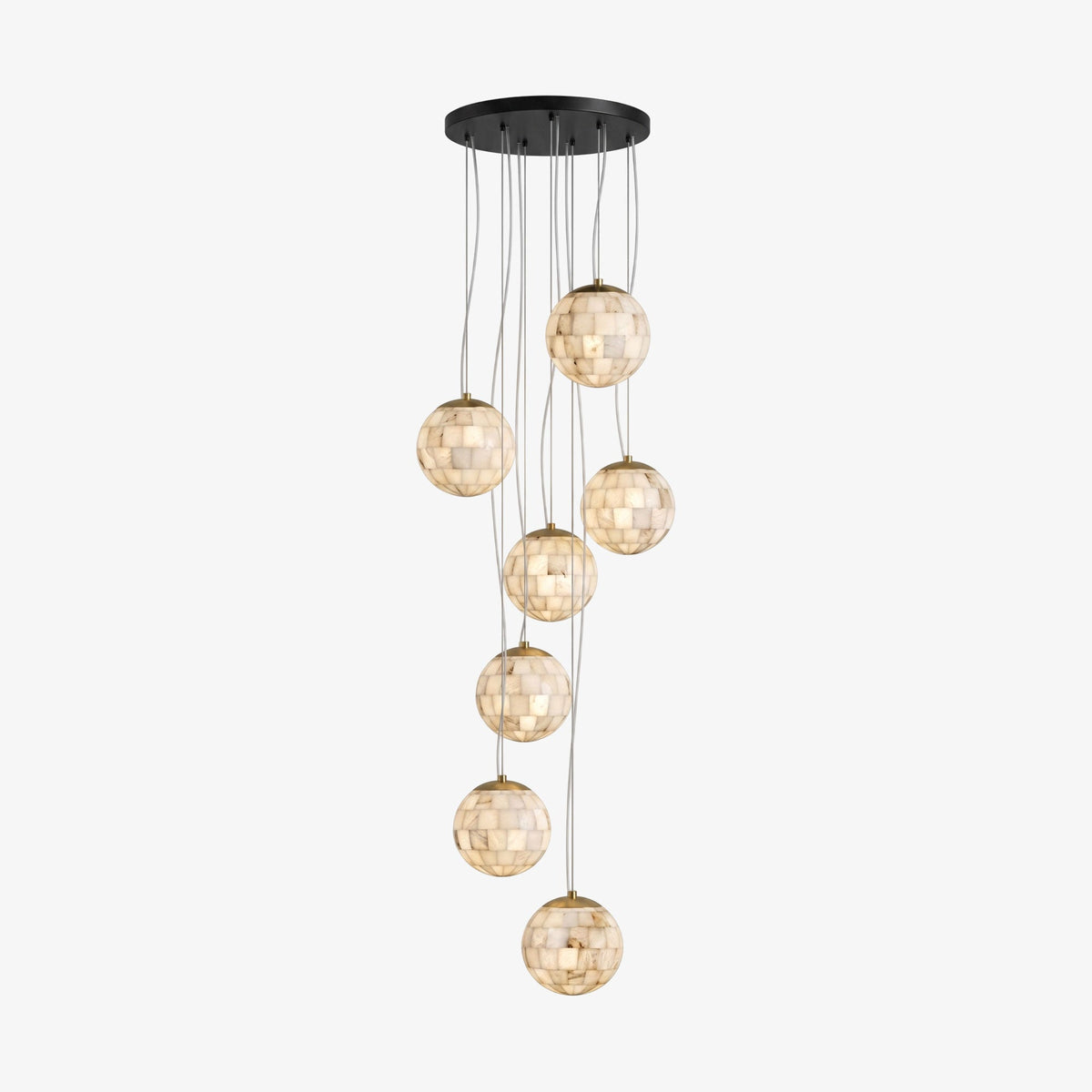 Alabaster Ball Pendant Light – product view 19