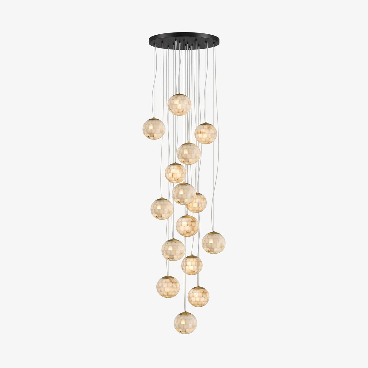 Alabaster Ball Pendant Light – product view 22