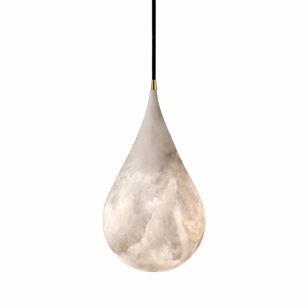 Alabaster Raindrop Pendant Light – product view 19