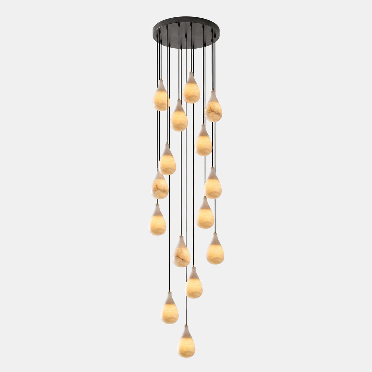 Alabaster Raindrop Pendant Light – product view 25