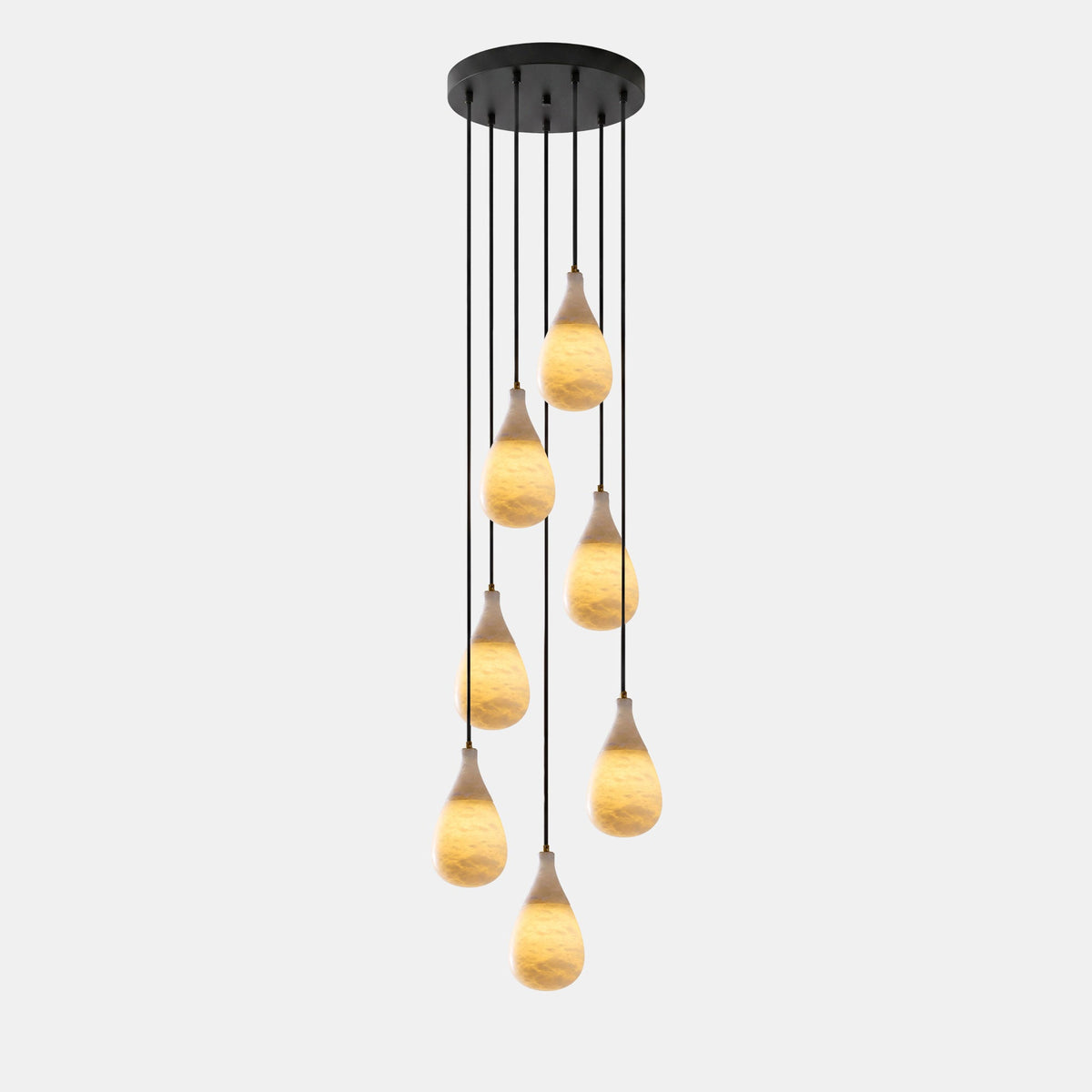 Alabaster Raindrop Pendant Light – product view 28