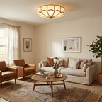 Flower Shape Glass Recessed Ceiling Light – product view 6
