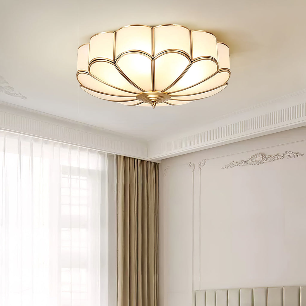 Flower Shape Glass Recessed Ceiling Light – product view 7