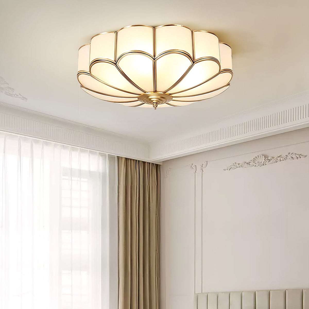 Flower Shape Glass Recessed Ceiling Light – product view 7