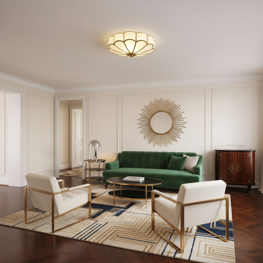 Flower Shape Glass Recessed Ceiling Light – product view 16