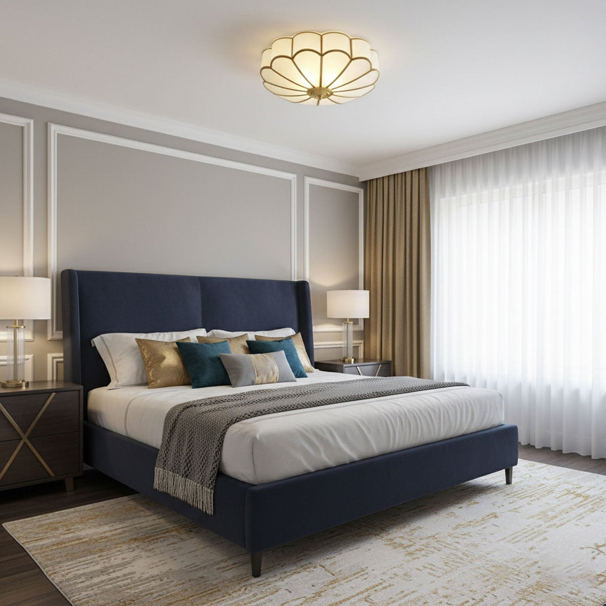 Flower Shape Glass Recessed Ceiling Light – product view 21