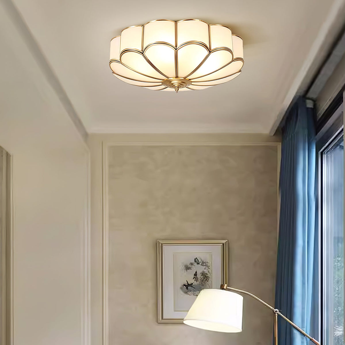 Flower Shape Glass Recessed Ceiling Light – product view 24