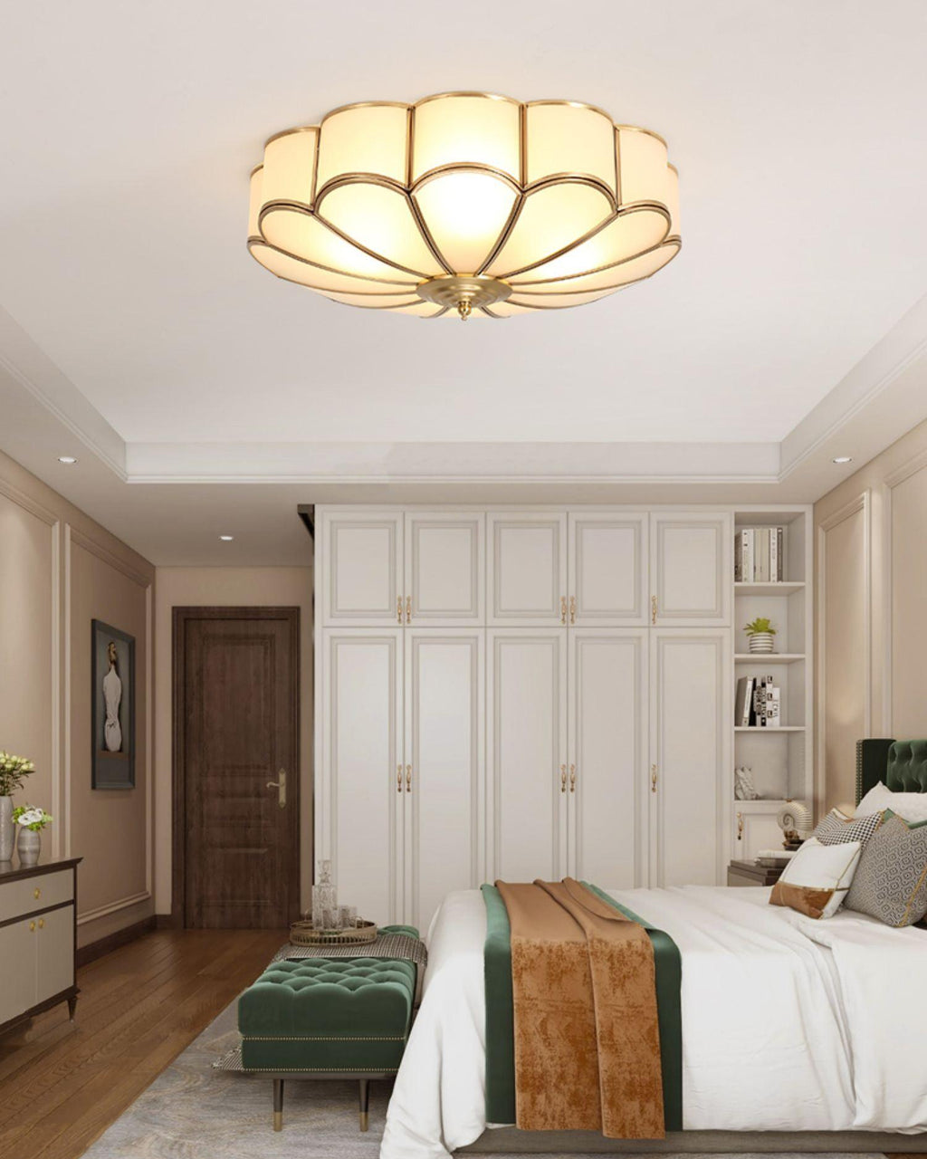 Flower Shape Glass Recessed Ceiling Light – product view 33
