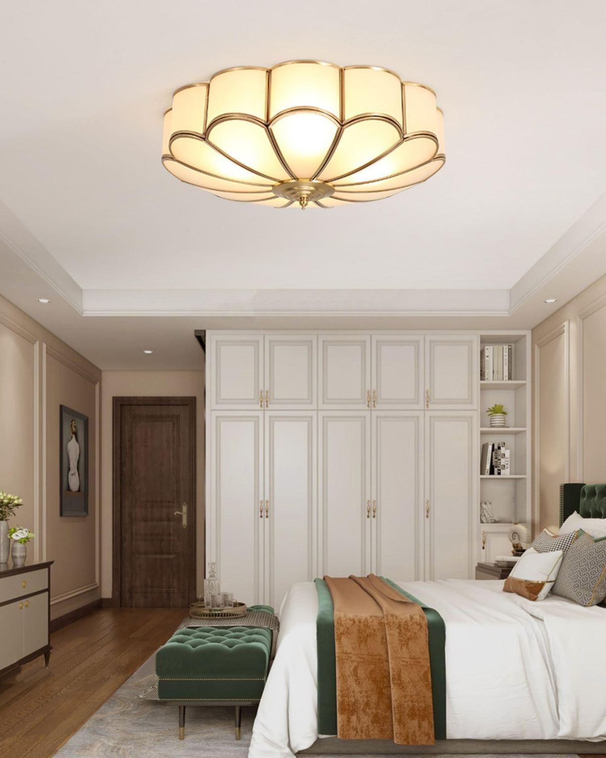 Flower Shape Glass Recessed Ceiling Light – product view 33
