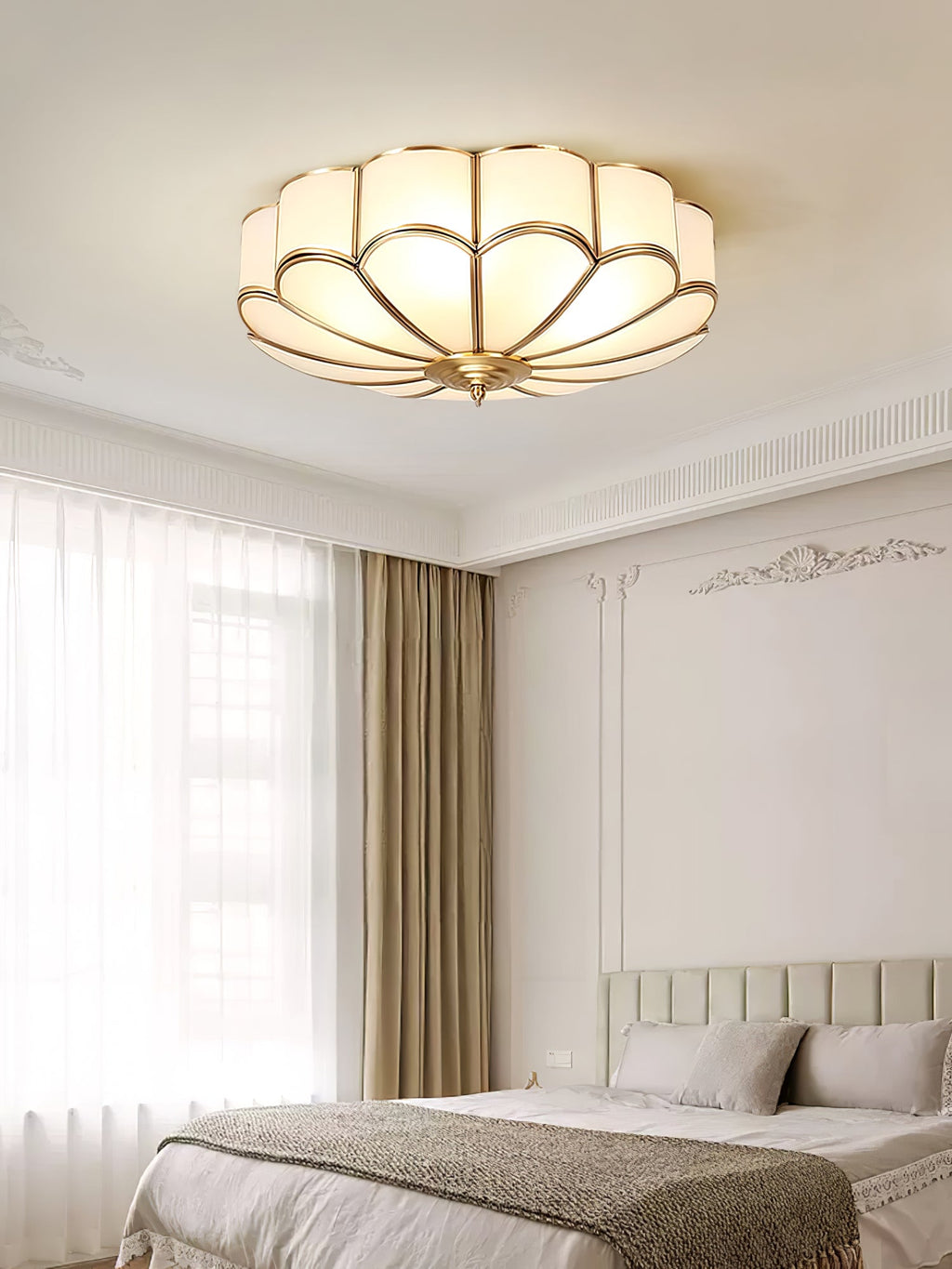 Flower Shape Glass Recessed Ceiling Light – product view 45