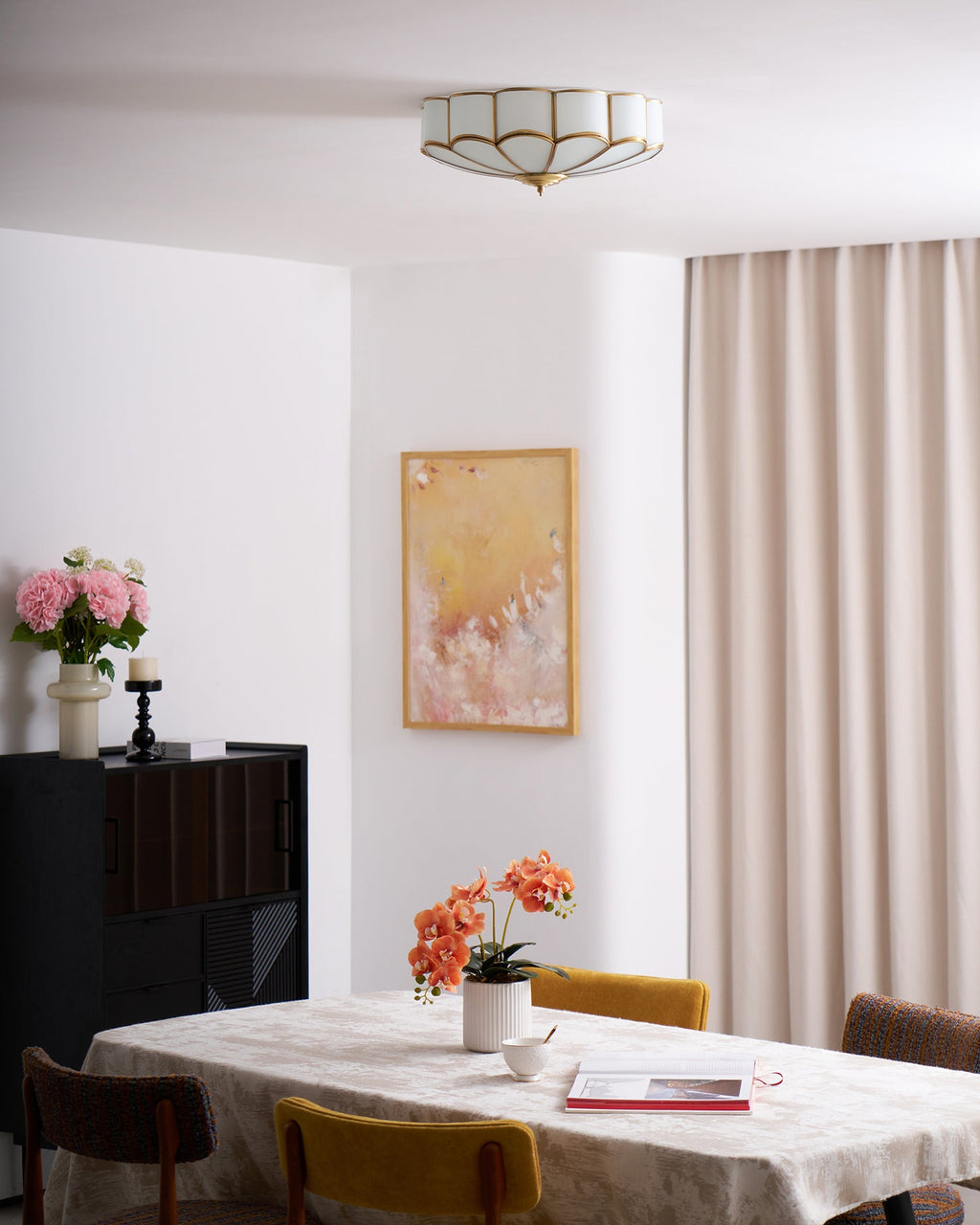 Flower Shape Glass Recessed Ceiling Light – product view 61