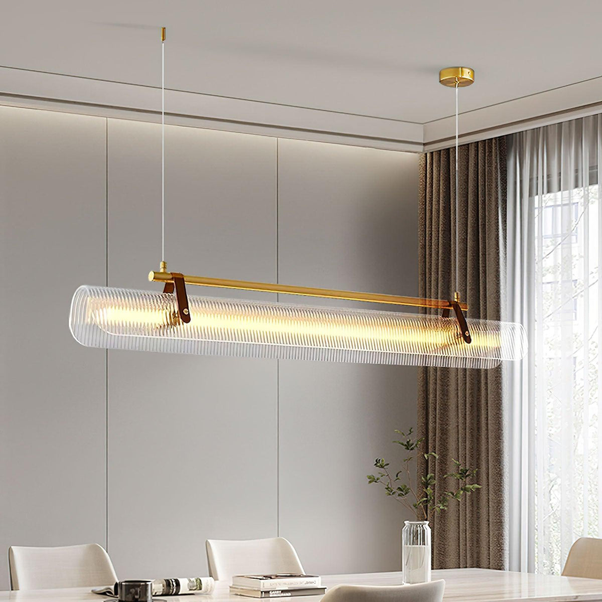 Acrylic Linear Chandelier – product view 5