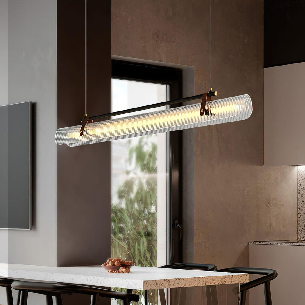 Acrylic Linear Chandelier – product view 7
