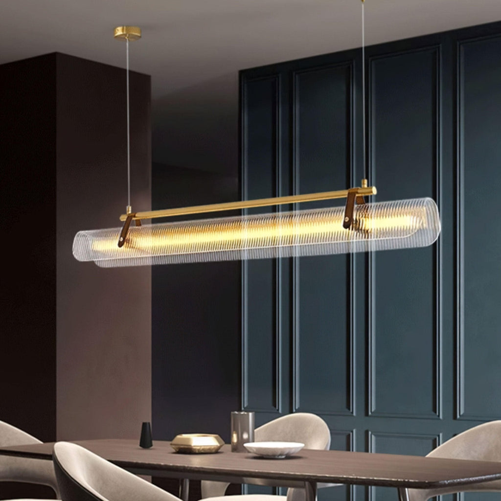 Acrylic Linear Chandelier – product view 9