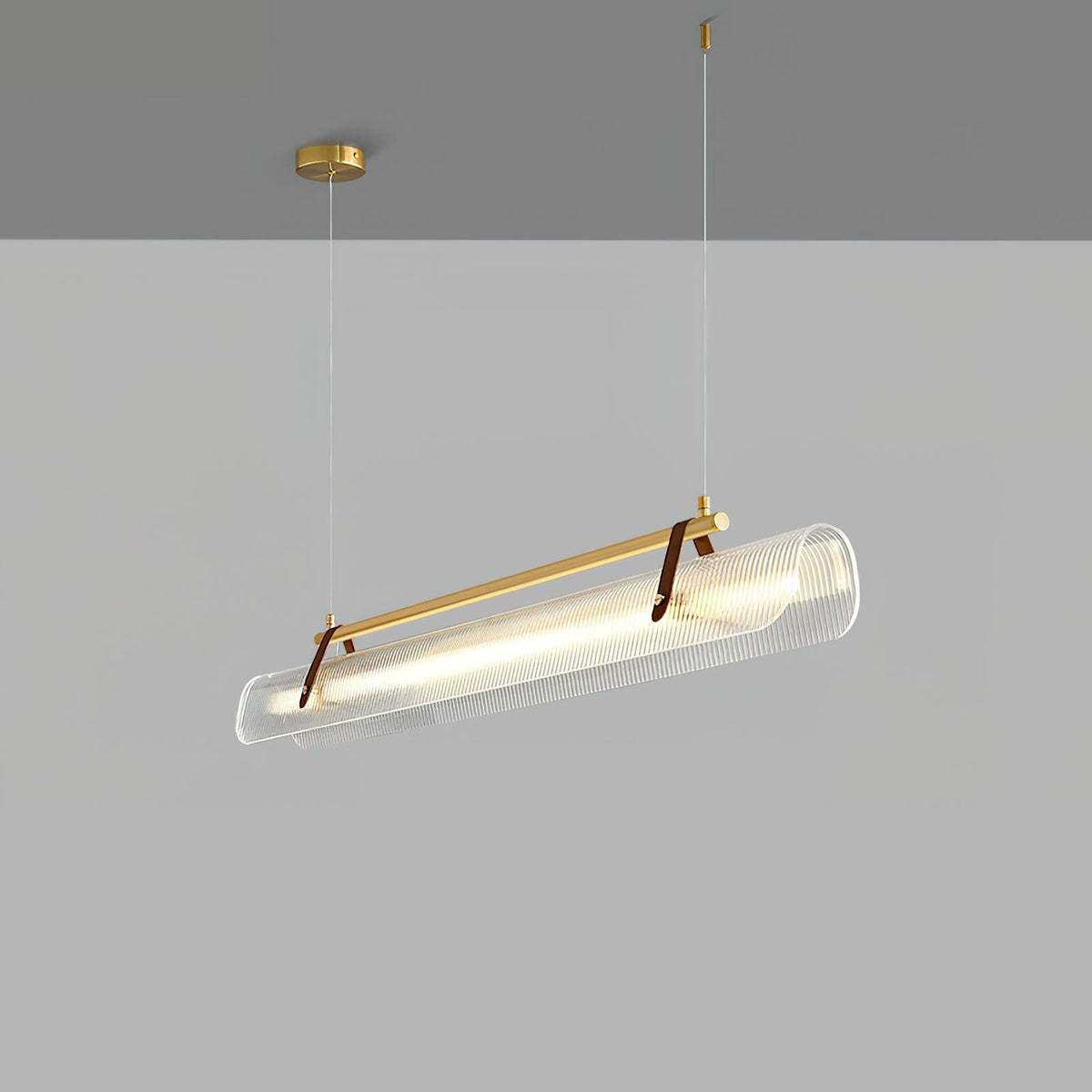 Acrylic Linear Chandelier – product view 10