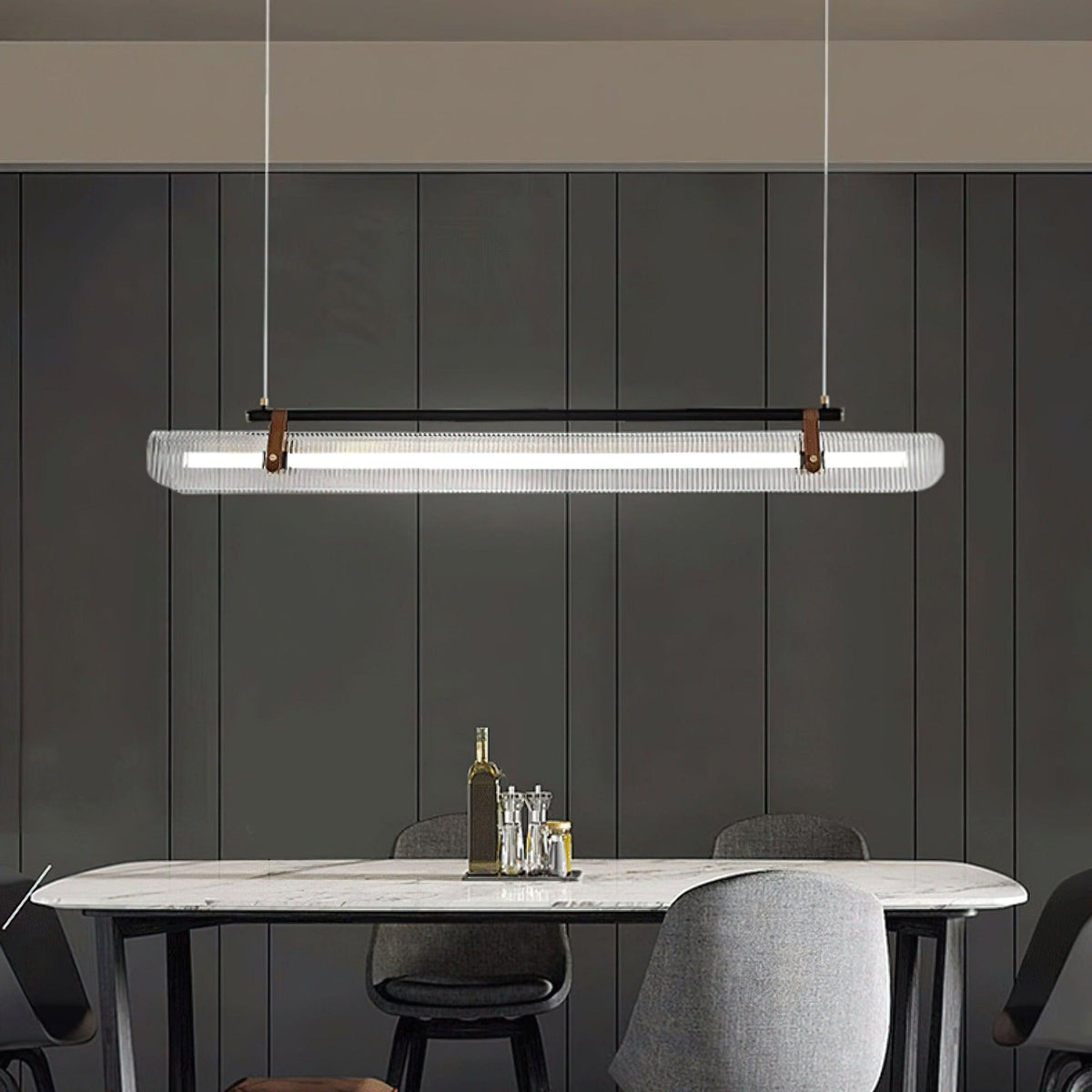 Acrylic Linear Chandelier – product view 12