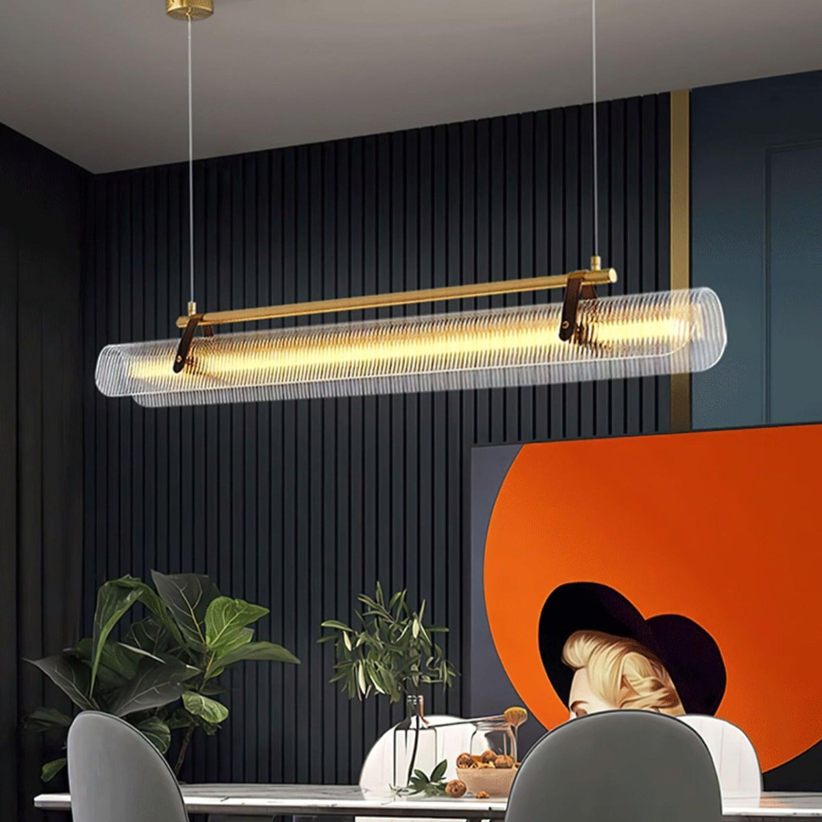 Acrylic Linear Chandelier – product view 38