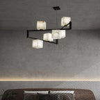 Alabaster Square Box Chandelier – product view 3