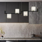 Alabaster Square Box Chandelier – product view 4