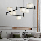 Alabaster Square Box Chandelier – product view 7