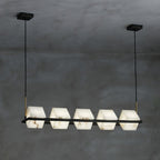 Alabaster Square Box Chandelier – product view 8