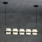 Alabaster Square Box Chandelier – product view 10