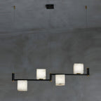 Alabaster Square Box Chandelier – product view 13