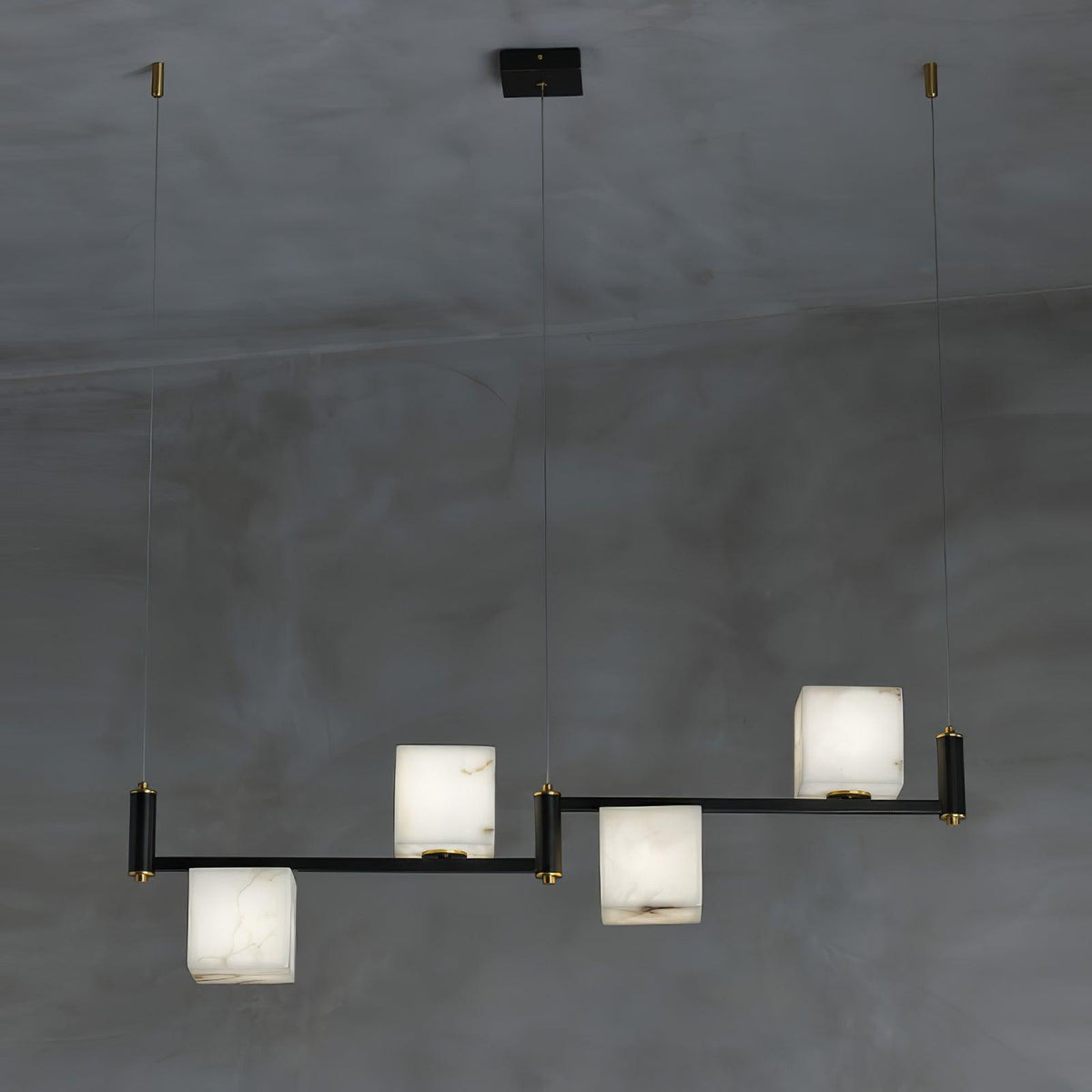 Alabaster Square Box Chandelier – product view 13
