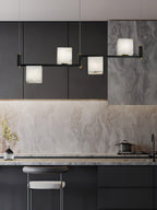 Alabaster Square Box Chandelier – product view 15