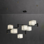 Alabaster Square Box Chandelier – product view 21