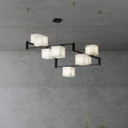 Alabaster Square Box Chandelier – product view 30