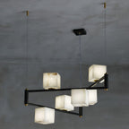 Alabaster Square Box Chandelier – product view 36