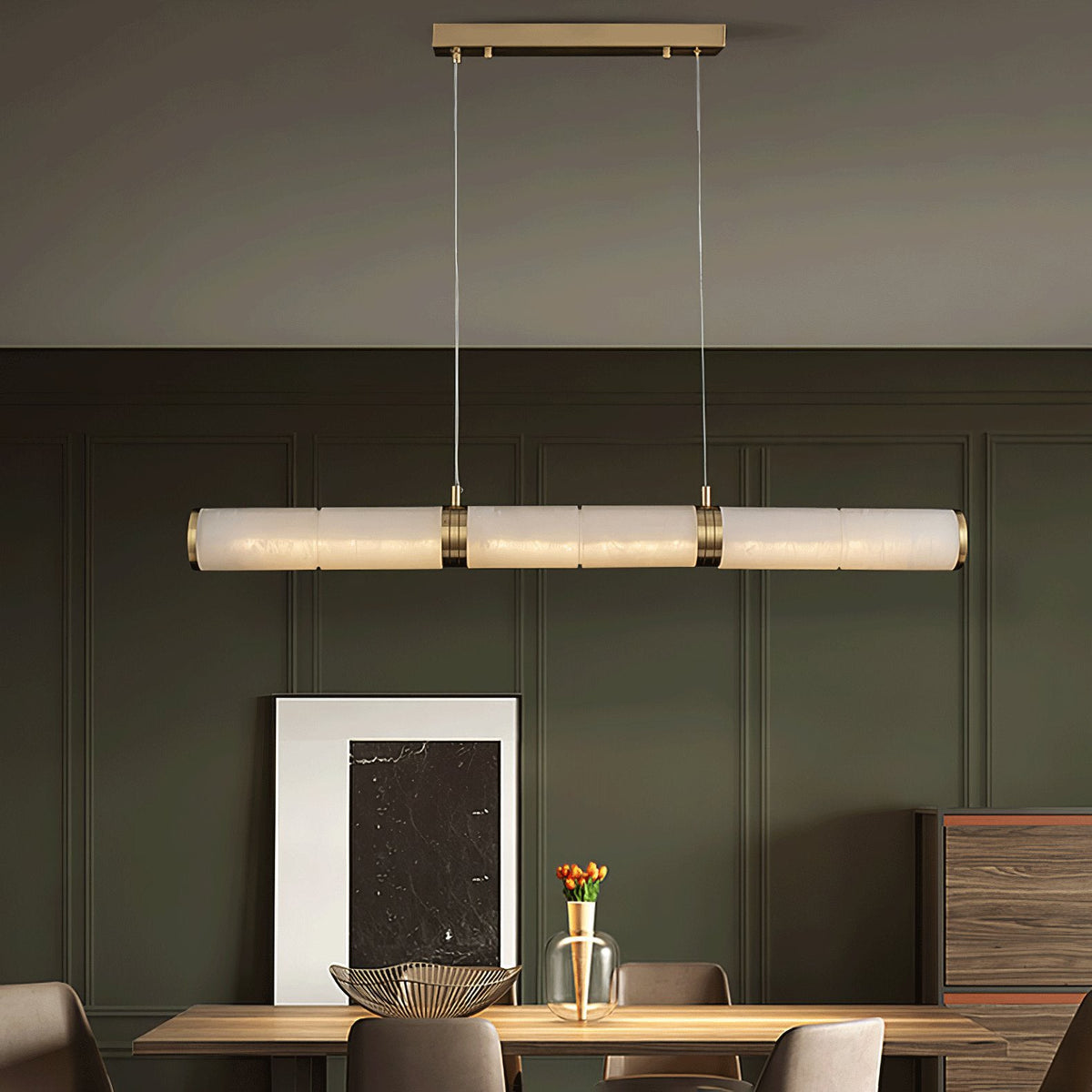 Alabaster Beam Pendant Light – product view 16