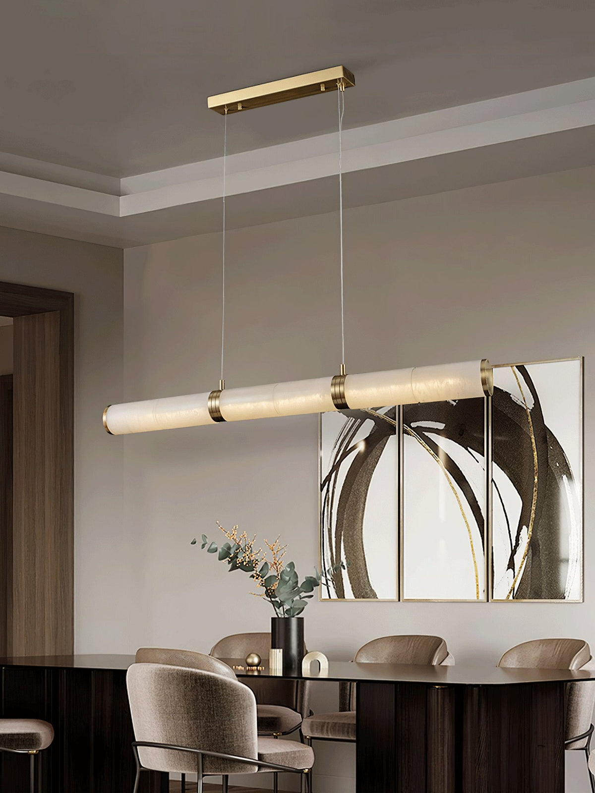 Alabaster Beam Pendant Light – product view 17