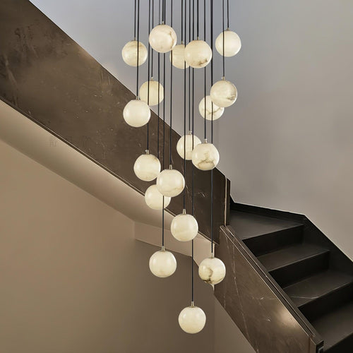 Alabaster Balls Cluster Chandelier – product view 2