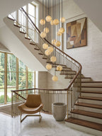 Alabaster Balls Cluster Chandelier – product view 6