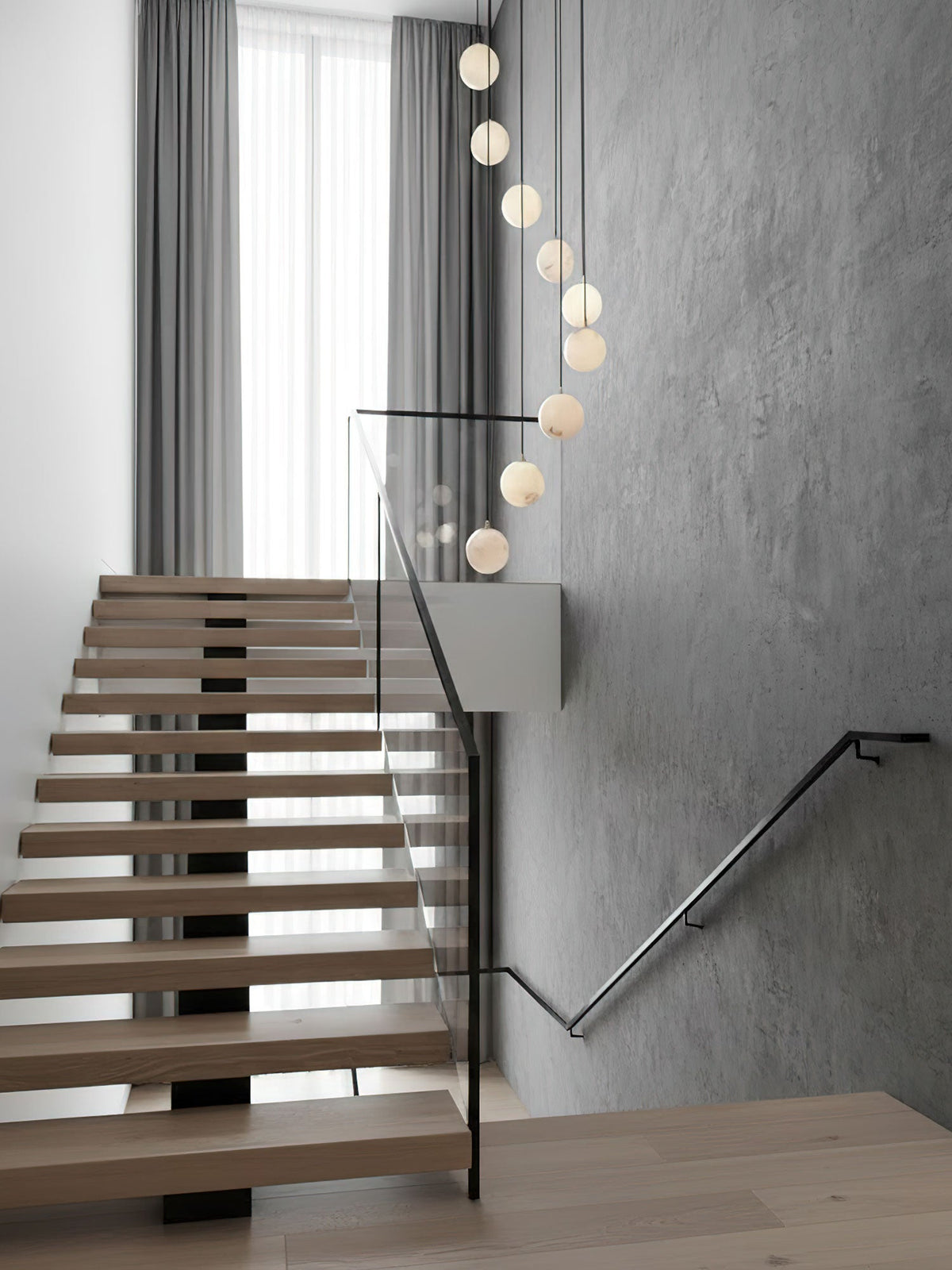 Alabaster Balls Cluster Chandelier – product view 9