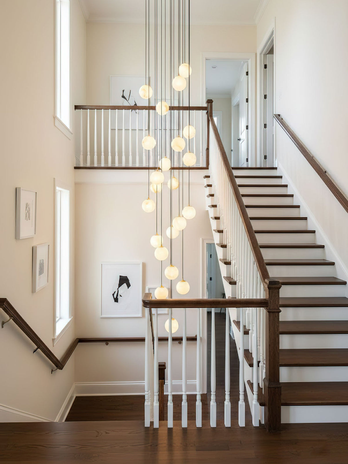 Alabaster Balls Cluster Chandelier – product view 11