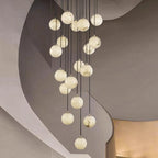 Alabaster Balls Cluster Chandelier – product view 17