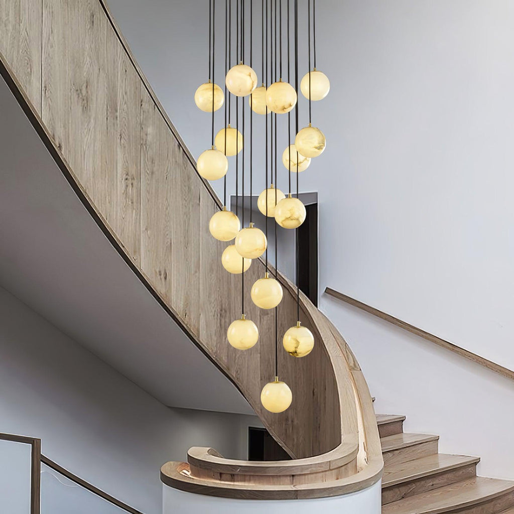 Alabaster Balls Cluster Chandelier – product view 19