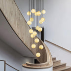 Alabaster Balls Cluster Chandelier – product view 19