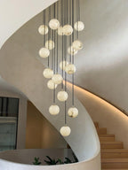 Alabaster Balls Cluster Chandelier – product view 20